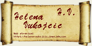 Helena Vukojčić vizit kartica